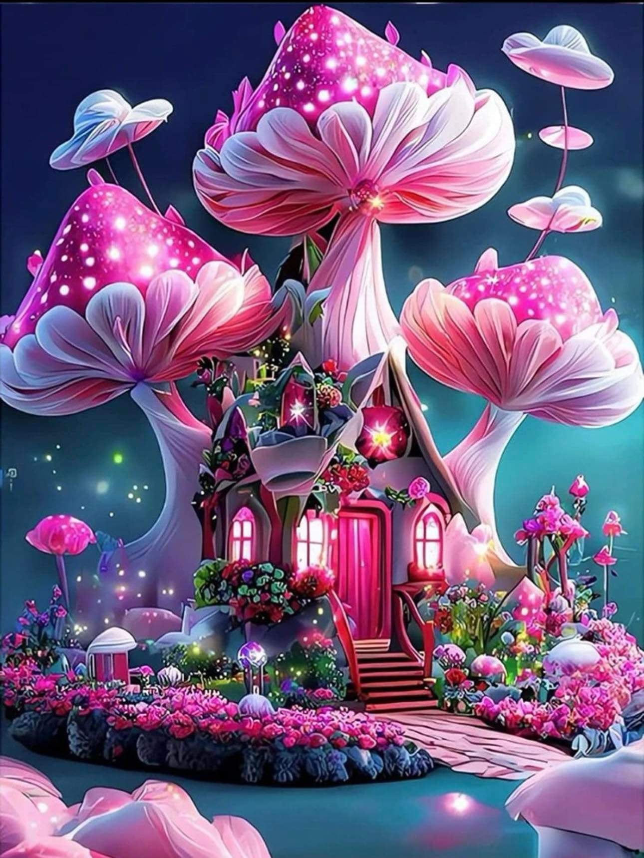 Mushroom rose house