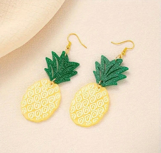 Pinapple earrings