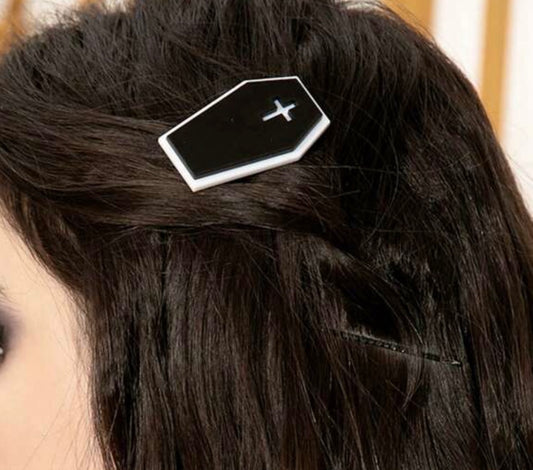 Coffin hair clip
