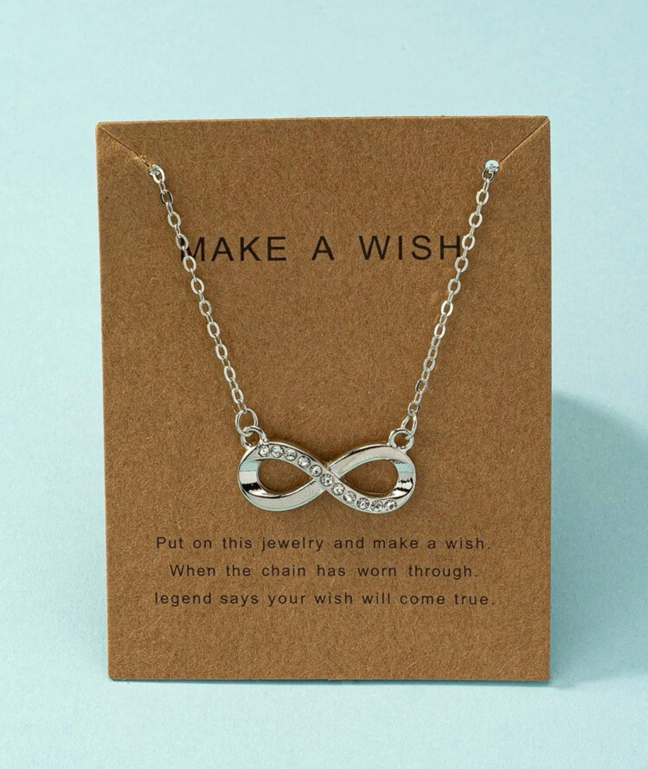 Make A Wish Infinity Necklace