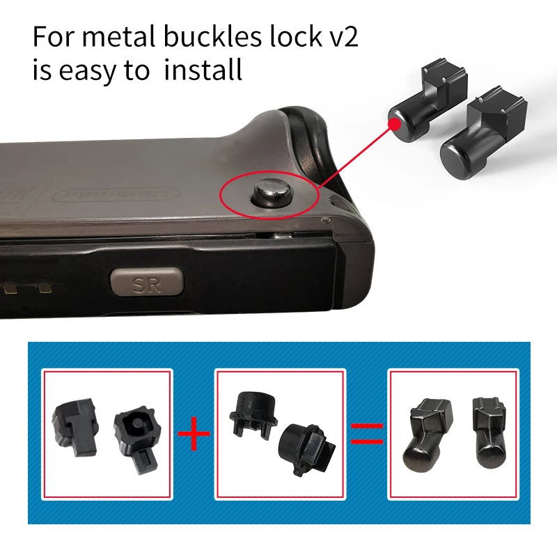 AOLION Left Right Slider Buckle OEM Metal Lock Latch Bracket FOR switch JC Loose Repair Tool Parts NS JC Controller