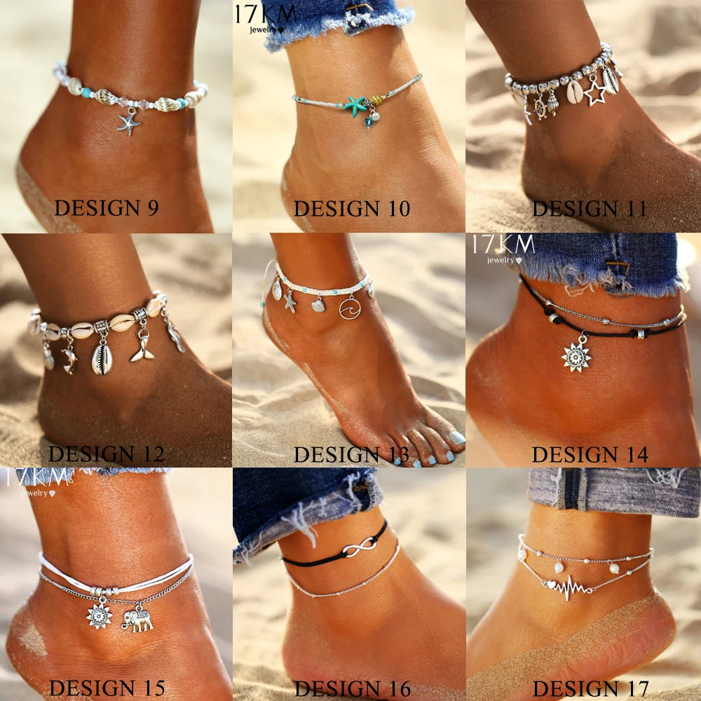 Vintage Layers Anklets