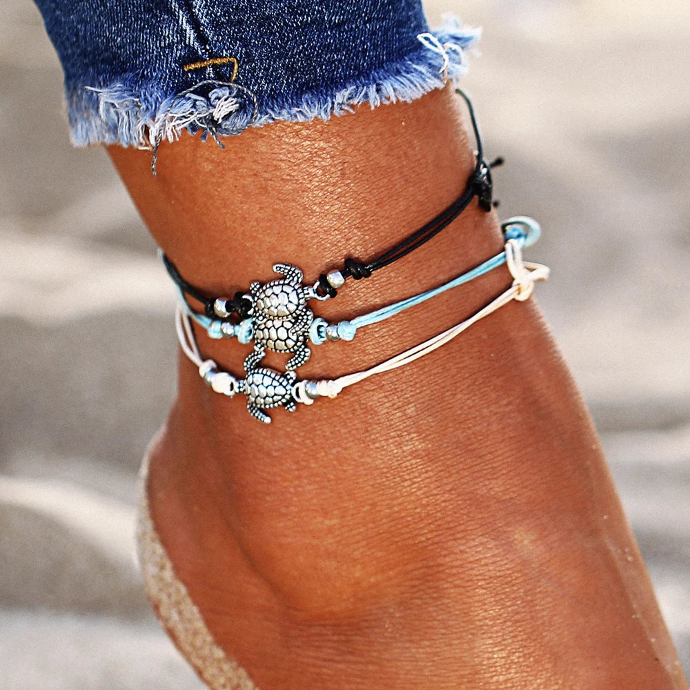 Vintage Layers Anklets