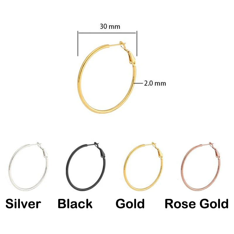 4 different color hoops