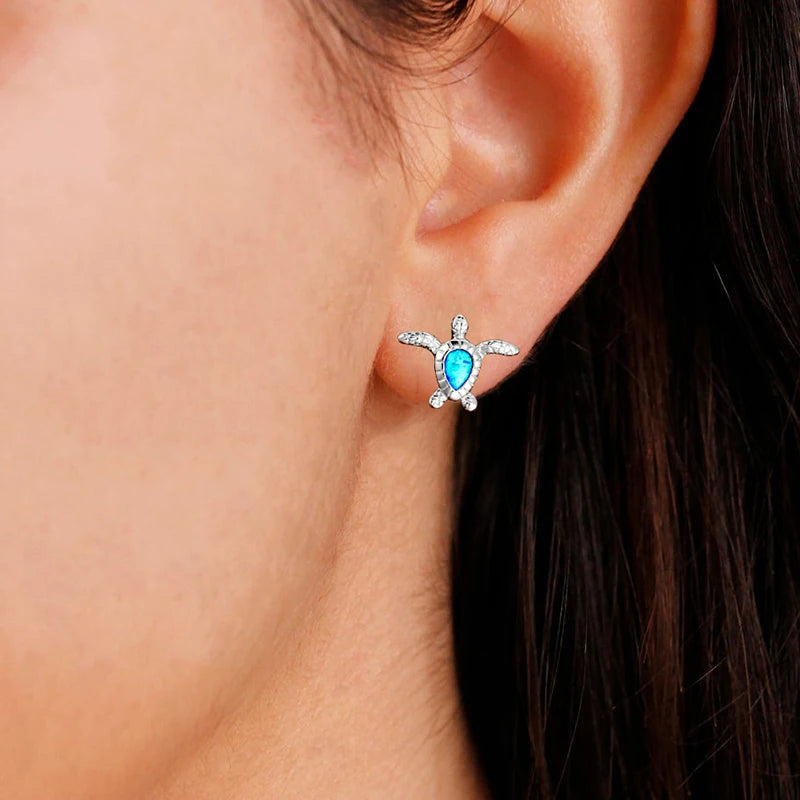 Sea turtle earrings