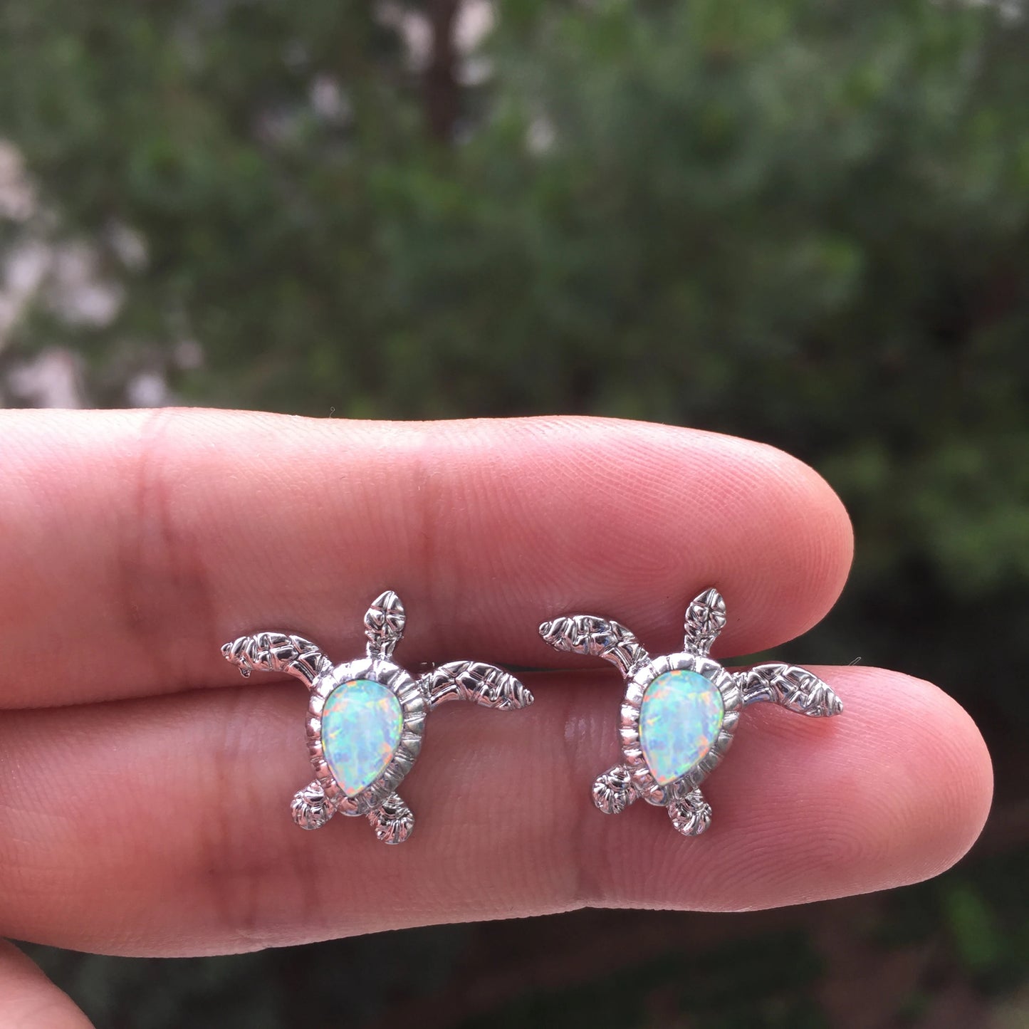 Sea turtle earrings