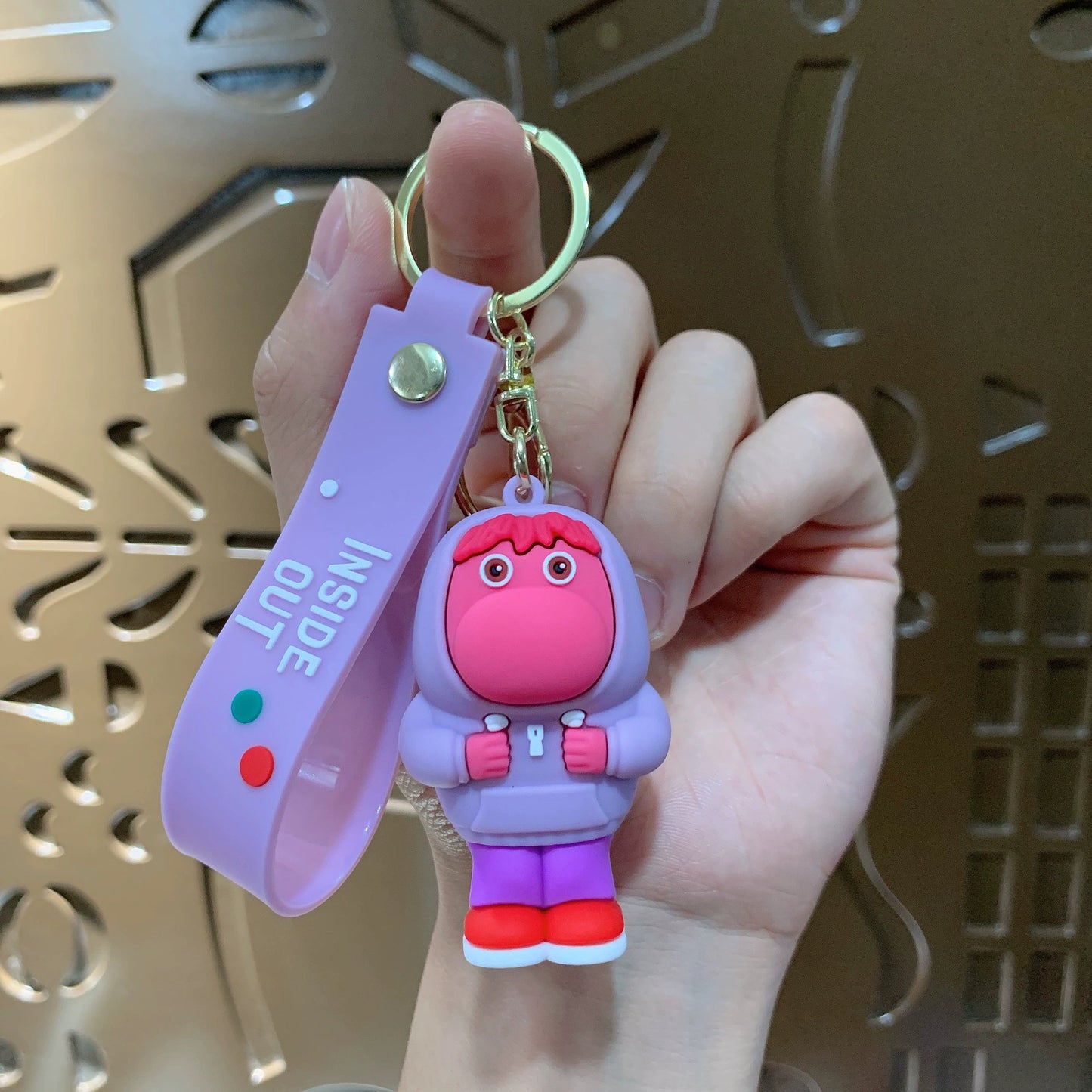 Second Generation Mind Agent Keychain Exquisite 3D Silicone Doll Cute Pendant Couple Cars and Bags Ornament Gifts