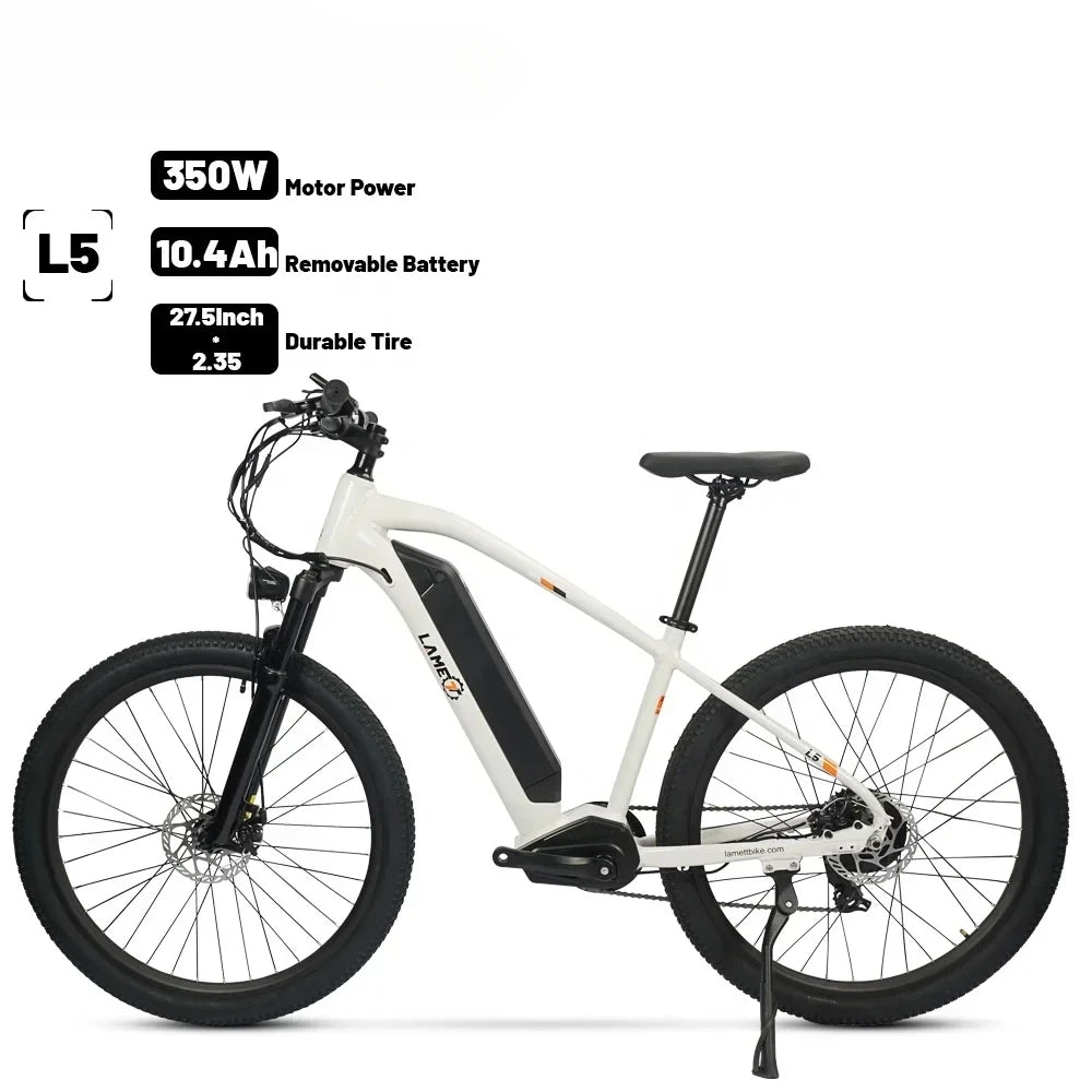 250w 350W L5 Electric Mountain E Bike 27.5 Inch Tire Electric Bicycle Ebike MTB E Bikes For Adults