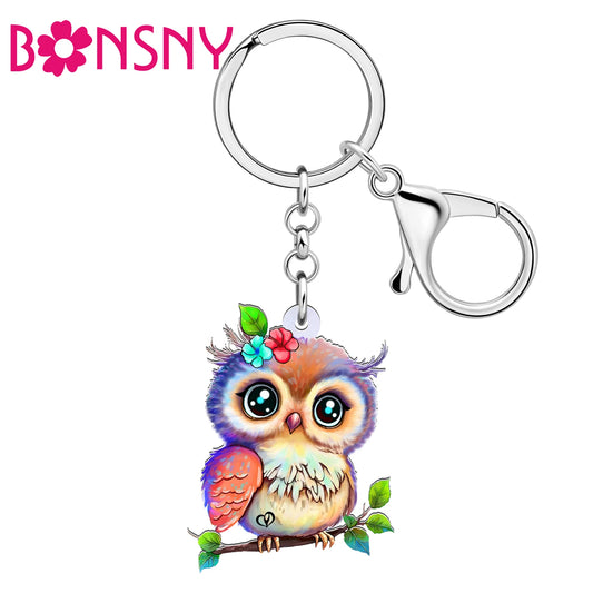 Owls Keychain