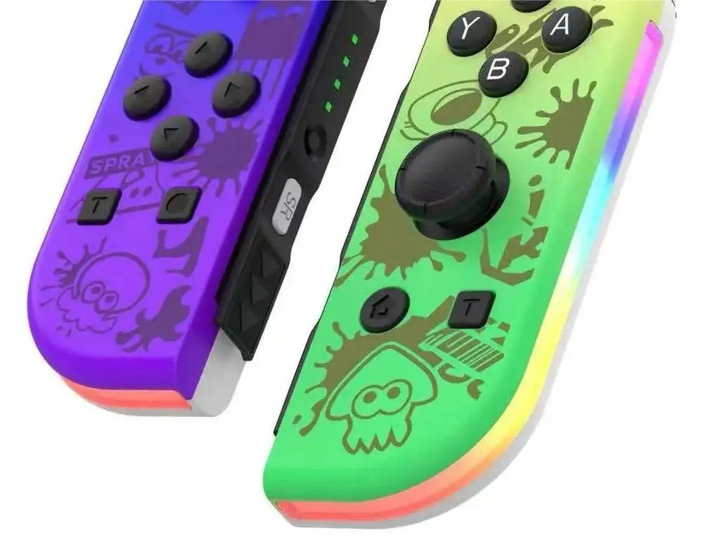 For NS Switch Joy-Con Controller Gamepad Left & Right Bluetooth-Compatible Console Controller with Hand Strap 3D Joystick