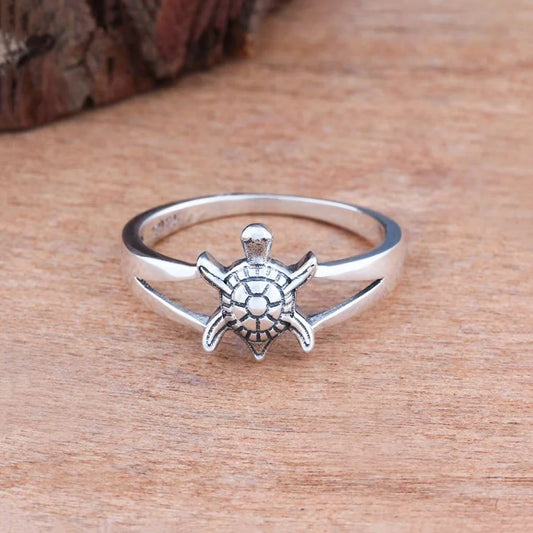 Bohemian Vintage Cute Sea Turtle ring