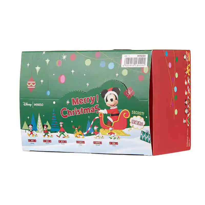 Genuine Miniso Disney Hand In Hand Series Cute Mickey Mouse Blind Box Disney Surprise Toy Mystery Box New Year Christmas Gift