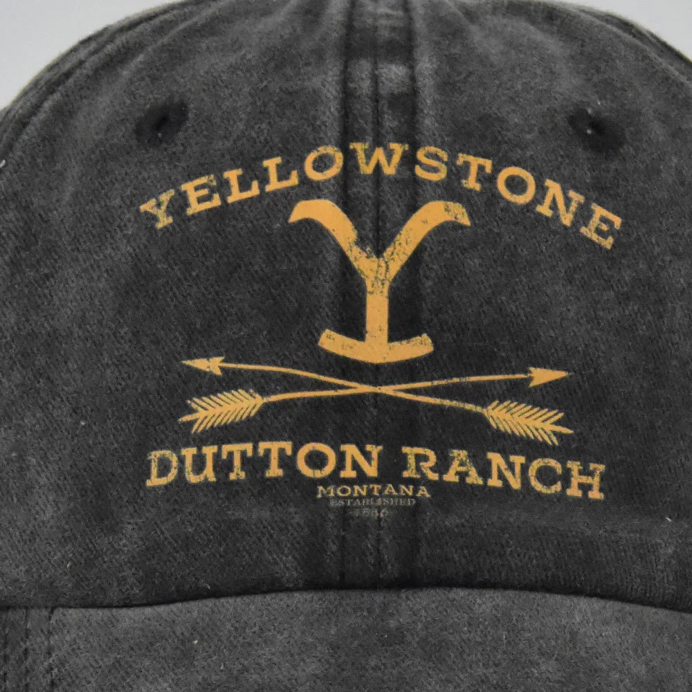 Yellowstone Dutton Ranch Baseball Cap Vintage Washed hat