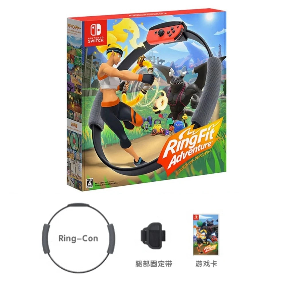 Nintendo Switch Game Card Ns Fitness Ring Adventure Ring Fit Adventu Somatosensory Game Work Out Includes Leg Straps Game Gift