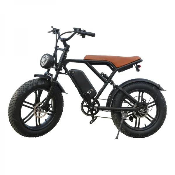 Wholesale 20 Inch Electric City Bike 2 Seat E-bicycle 750w 1000w 48v 15ah Lithium Battery Fat Tire E-bike Electric Bicycle