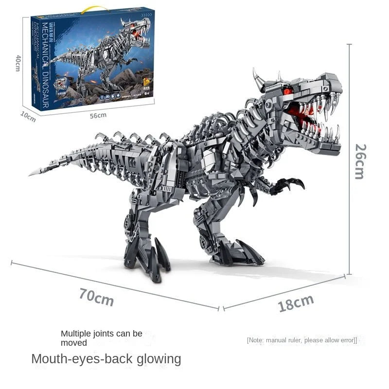 Assembling building blocks compatible with LEGO Godzilla vs. Kong, difficult assembly model, mechanical monster ornament toy