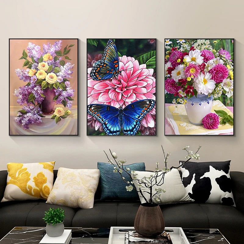 5D DIY Diamond Painting Kits Flower