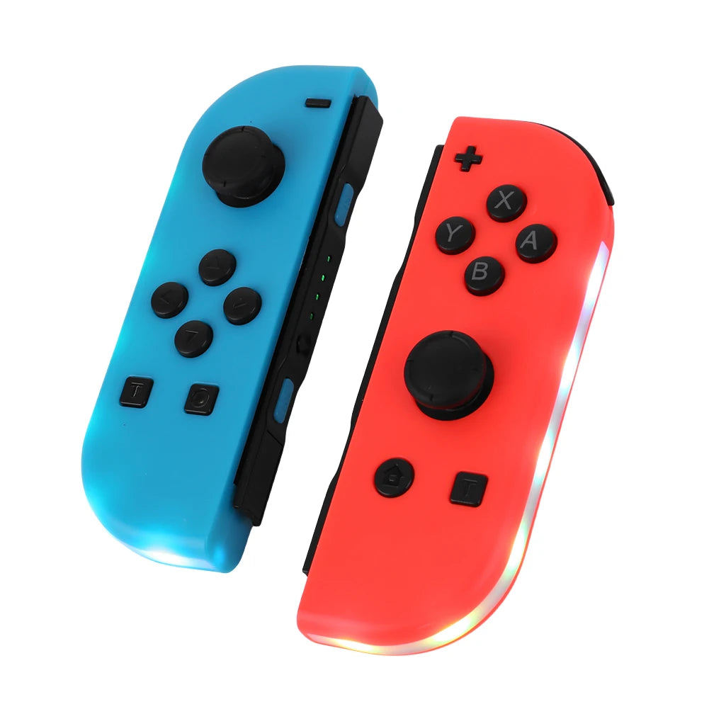 For NS Switch Joy-Con Controller Gamepad Left & Right Bluetooth-Compatible Console Controller with Hand Strap 3D Joystick