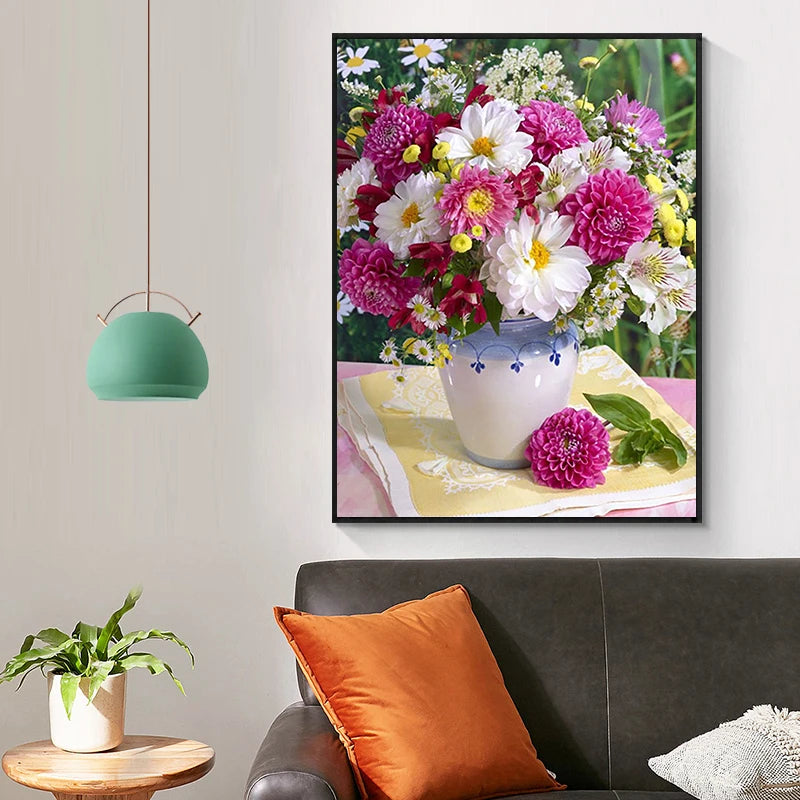 5D DIY Diamond Painting Kits Flower