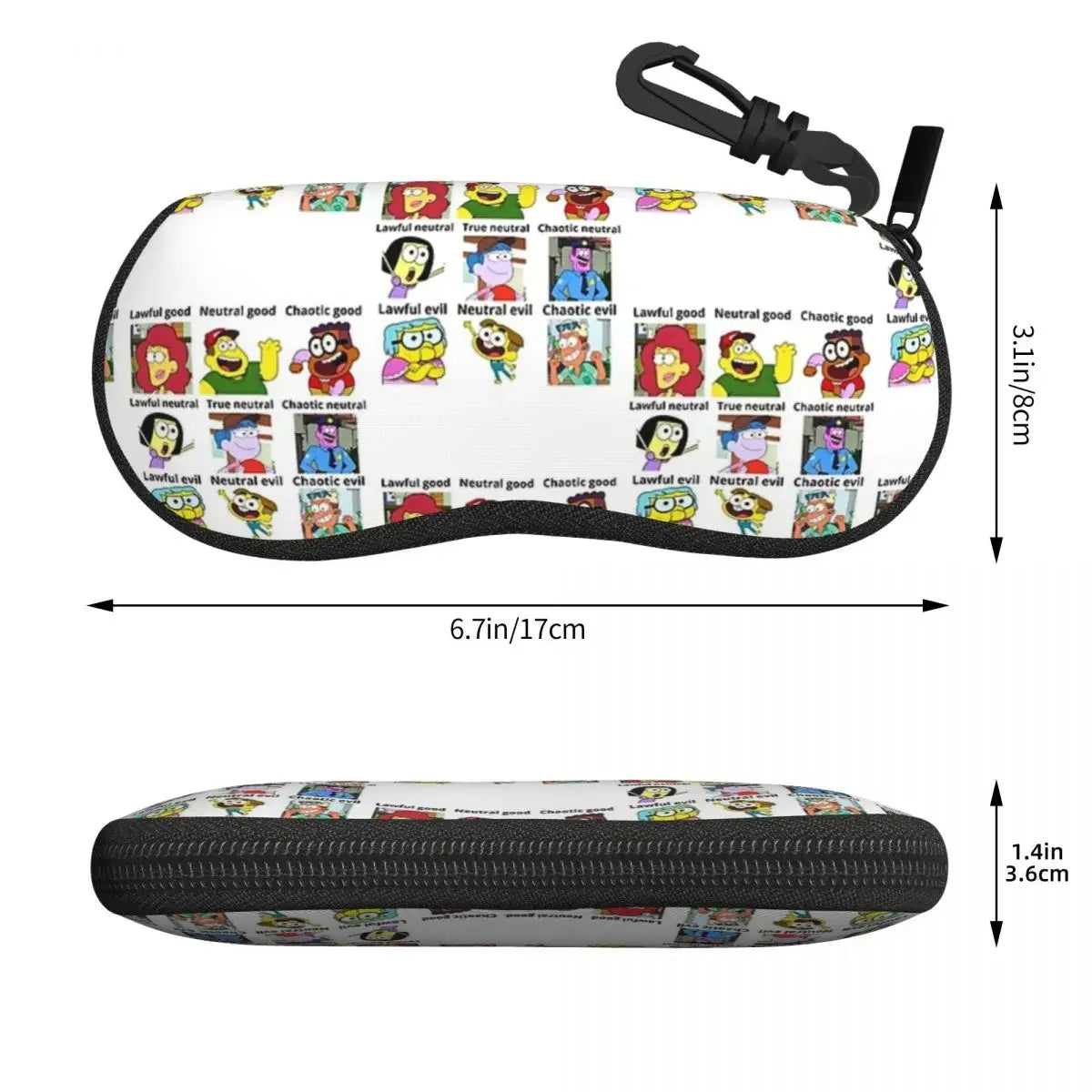 Big City Greens Characters Shell Glasses Case Protector Sunglasses Box Women Men Soft Eyeglass Bag Pouch