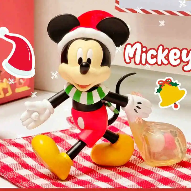 Genuine Miniso Disney Hand In Hand Series Cute Mickey Mouse Blind Box Disney Surprise Toy Mystery Box New Year Christmas Gift