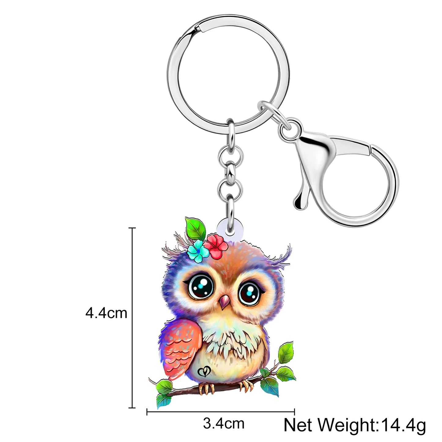 Owls Keychain