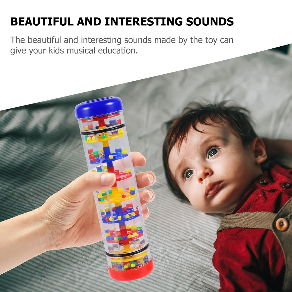 2 Pcs Rain Speaker Musical Instrument Toy Sound Plaything Children Maker Plastic Kid Rainmaker