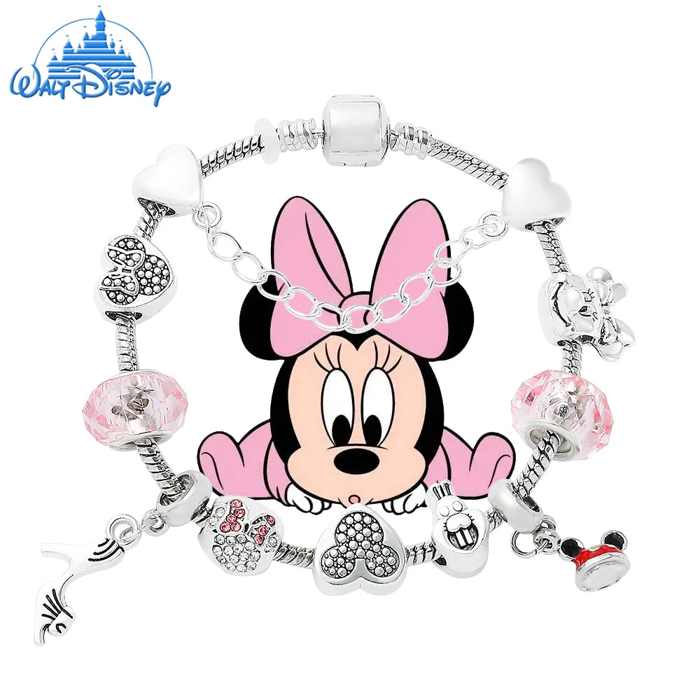 Mickey Minnie Charm Bracelet