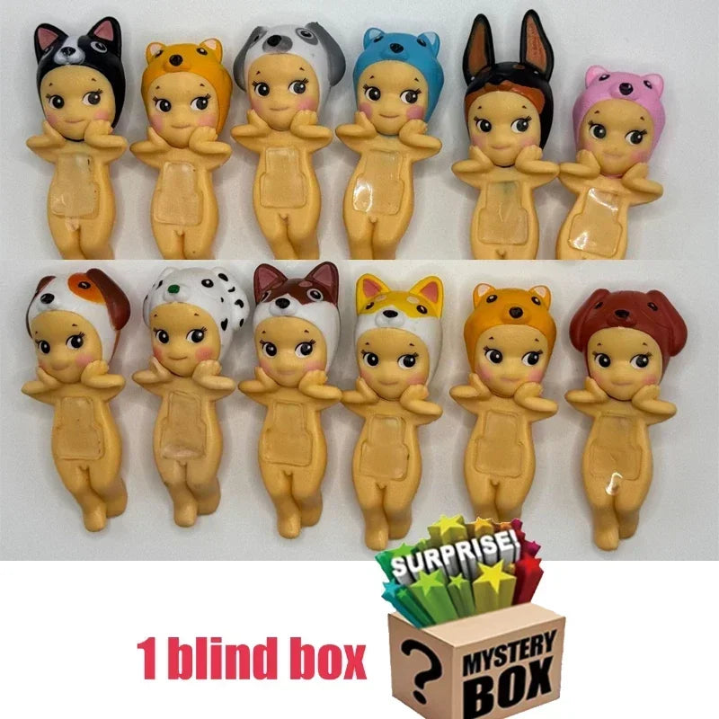 Glow Smiski Multiple Series Toilet Bath Living Party Series Recorative Mini Figure Doll Blind Box Sonny Angel Christma Gift