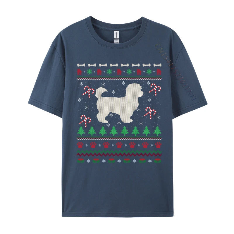 Ugly Xmas Sweater Style Santa Maltipoo Dog Christmas T-Shirts Brand New Men T-Shirt 3d Printed T Shirt Anime Tshirts