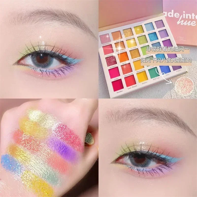 30-color rainbow eye shadow