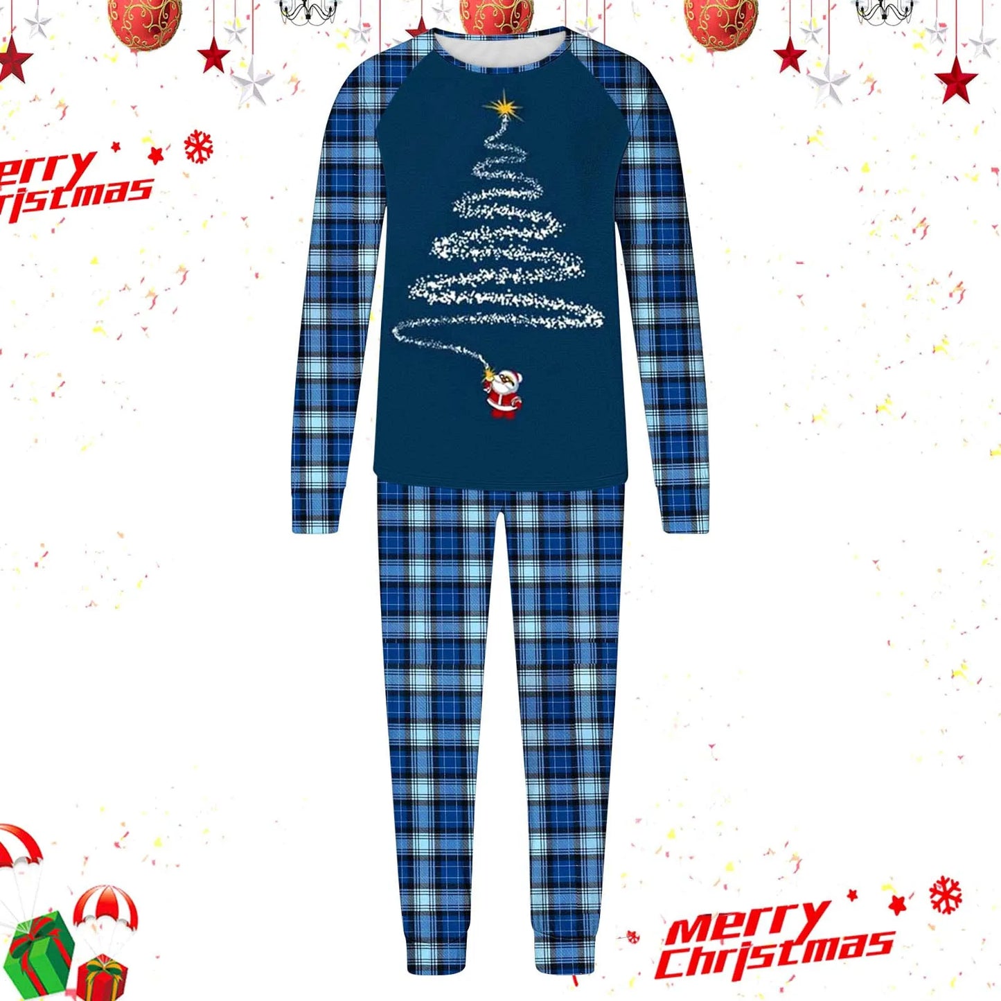 2024 Christmas Pajamas Baby Mother Kids Daughter Mommy Family Set Xmas Pjs Long Sleeve Sleepwear Matching Outfits Loungewear