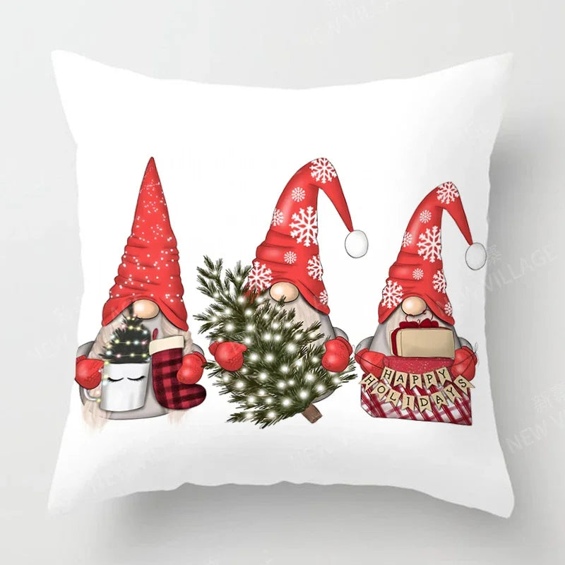 Christmas series pillowcases sofas cushion covers  home decor can be customized for holiday celebrations 40x40 50x50 60x60 35x35