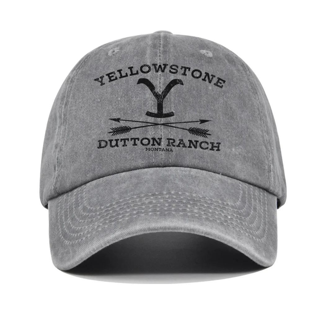 Yellowstone Dutton Ranch Baseball Cap Vintage Washed hat