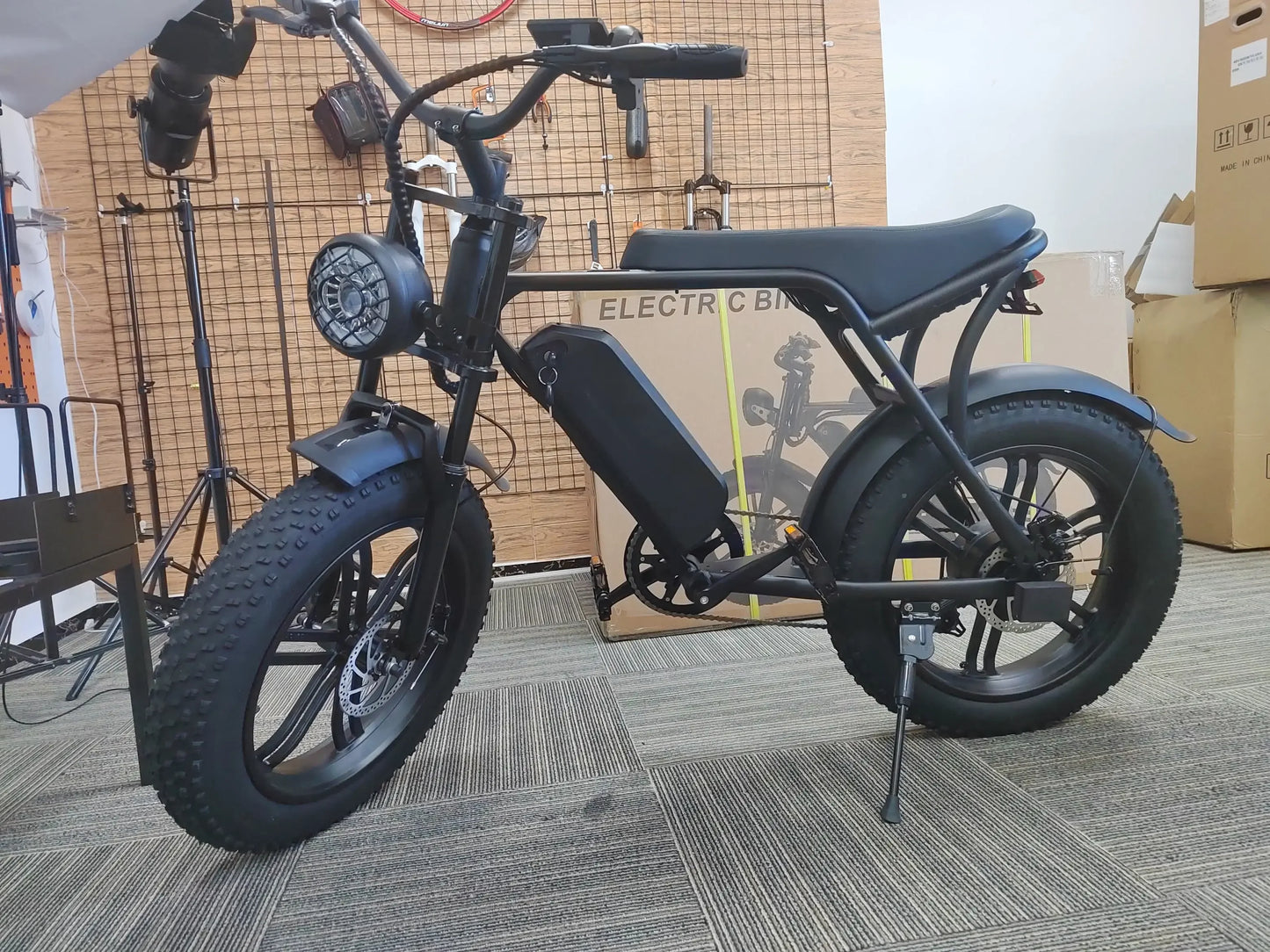 Wholesale 20 Inch Electric City Bike 2 Seat E-bicycle 750w 1000w 48v 15ah Lithium Battery Fat Tire E-bike Electric Bicycle