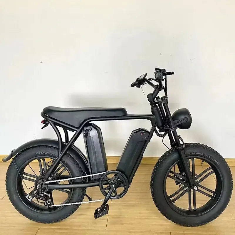 Wholesale 20 Inch Electric City Bike 2 Seat E-bicycle 750w 1000w 48v 15ah Lithium Battery Fat Tire E-bike Electric Bicycle