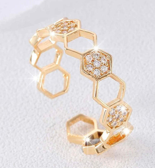 Honey comb ring