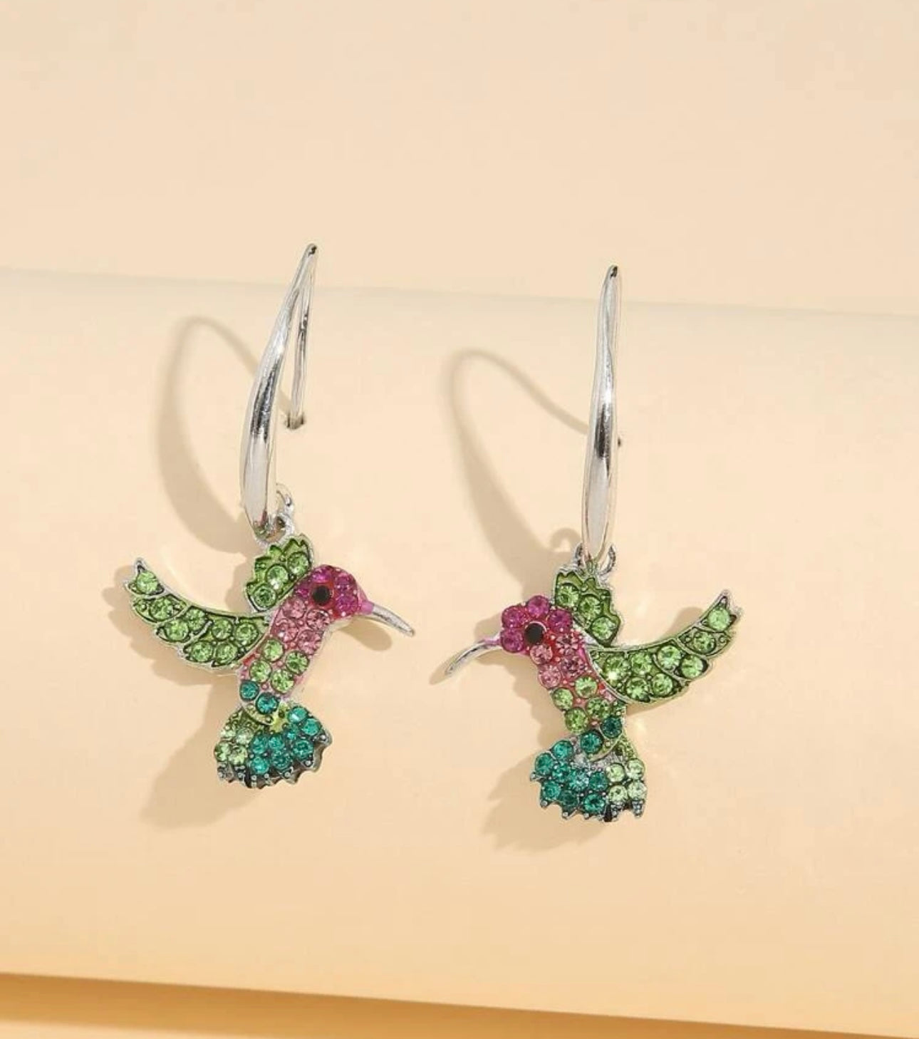 Humming bird earrings