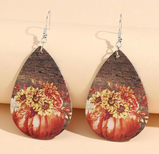 Pumpkin harvest earring